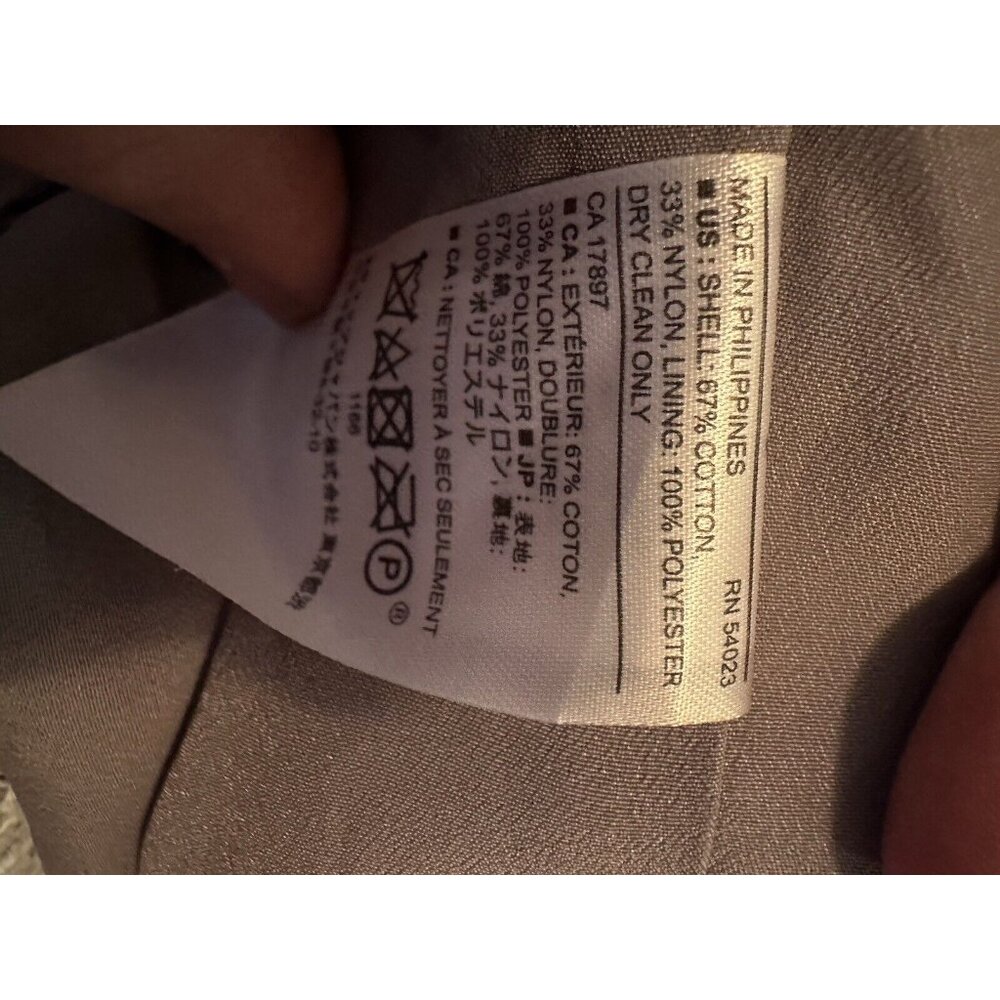 Banana‎ Republic Dress Womens 6 Gray Mint Sheath Floral Lace Sleeveless Cocktail - Picture 9 of 9